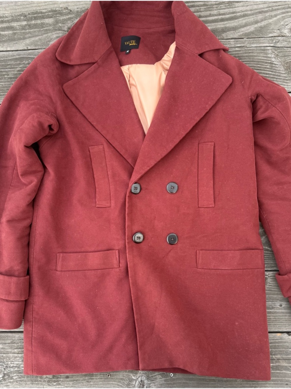 Vaute Brooklyn Organic Cotton Jacket Size Medium